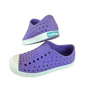 Native Jefferson Children's Slip On Shoes Purple Size 13 C13 Outdoors Waterproof